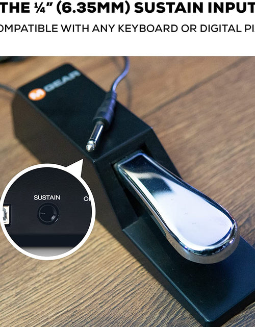 Load image into Gallery viewer, SP-2 - Universal Sustain Pedal with Piano Style Action for MIDI Keyboards, Digital Pianos &amp; More

