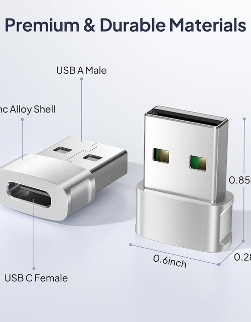 Load image into Gallery viewer, for Iphone 17 16 Car Charger Adapter 3Pack,Usb Male to USB C Female Adapter,Type C Cable Converter for Apple Air 16E 15 Pro Max Plus,Iwatch 11 10,Airpods Pro 3,Ipad Mini,Samsung Galaxy S25
