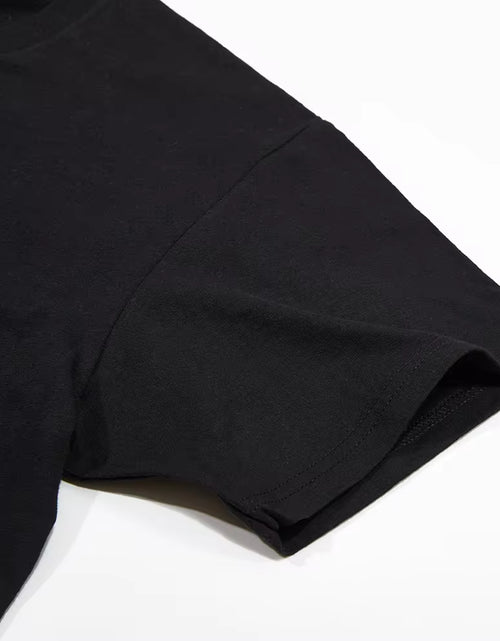 Load image into Gallery viewer, Cotton Fashion Bear Pattern Printed Men'S T Shirt round Neck Loose Tops Breathable Comfortable Casual Oversized Women Clothing
