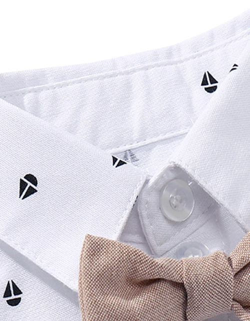 Load image into Gallery viewer, Hot Baby Boy Clothing Suit Newborn Handsome Romper Bow Set Birthday Festival Gift Jumpsuit Hat Toddler Boys Wedding Outfit Dress
