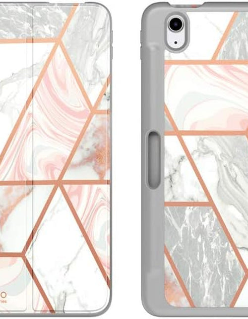 Load image into Gallery viewer, Cosmo Case for Ipad Air 5Th Generation/4Th Generation 10.9 (2022/2020), Full-Body Trifold with Built-In Screen Protector Protective Smart Cover with Auto Sleep/Wake &amp; Pencil Holder (Marble)
