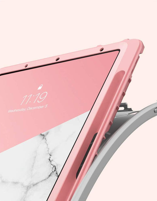 Load image into Gallery viewer, Cosmo Case for Ipad Air 5Th Generation/4Th Generation 10.9 (2022/2020), Full-Body Trifold with Built-In Screen Protector Protective Smart Cover with Auto Sleep/Wake &amp; Pencil Holder (Marble)
